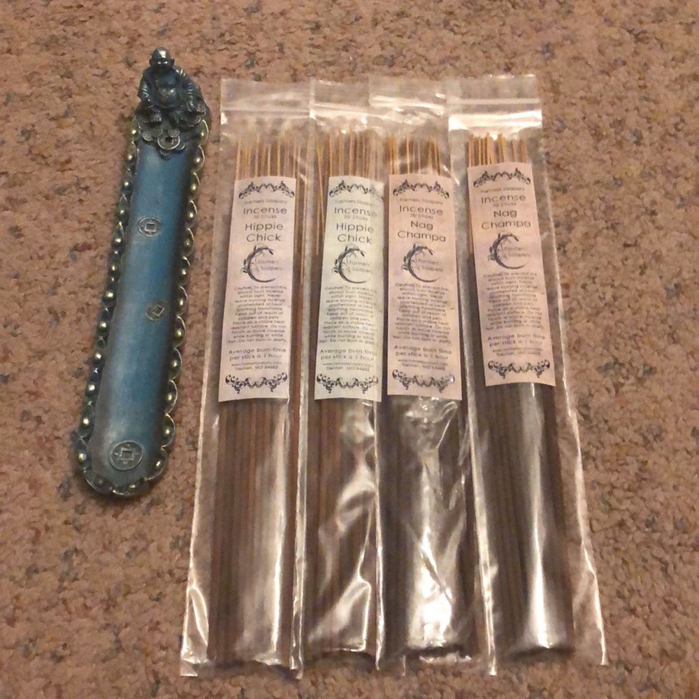 Incense Burner & Sticks Set